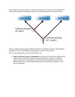 also considered. It has been widely accepted by biologists all over the world. According to this 
system, all the organisms b
