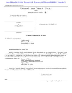 AO 440 (Rev. 06/12)  Summons in a Civil Action
UNITED STATES DISTRICT COURT
for the
__________ District of __________ 
)
)
)