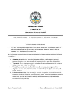 Jacob Fernando Candie                                                     Curso de Licenciatura em Contabilidade