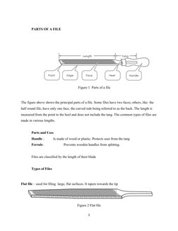 Draw And Label Hand File Types and Uses of Engineering Files | PDF | Metals | Building Materials