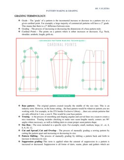 Pattern Grading Techniques Explained | PDF | Computer Aided Design ...