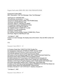 Freightliner Engine Fault Codes Guide | PDF | Turbocharger | Anti Lock ...