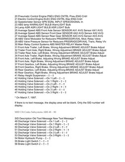 Freightliner Engine Fault Codes Guide | PDF | Turbocharger | Anti Lock ...