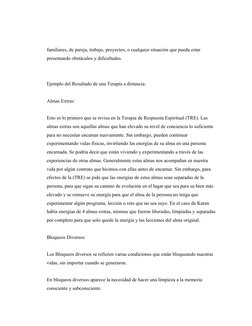 familiares, de pareja, trabajo, proyectos, o cualquier situación que pueda estar 
presentando obstáculos y dificultades. 
Eje