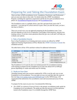 Apmp Foundation Study Guide Example APMP Foundation Exam Preparation Guide | PDF | Test (Assessment ...