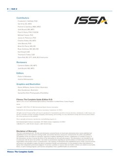 ii  |  Unit 2  
Fitness: The Complete Guide
Contributors
Frederick C. Hatfield, PhD
Sal Arria, DC, MSS
Patrick S. Gamboa, MBA