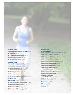 Basic Anatomy and Physiology  |  v
International Sports Sciences Association
SECTION THREE  
HEALTH AND PHYSICAL FITNESS, p.