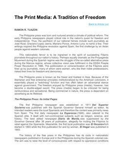 The Print Media: A Tradition of Freedom
Back to Article List (https://ncca.gov.ph/about-culture-and-arts/articles-on-culture-