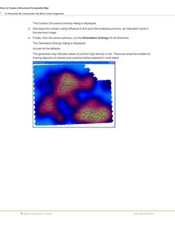 The Contact Occurence Density dialog is displayed.
3. Decrease the contact voting influence to 3 to pick the localized juncti