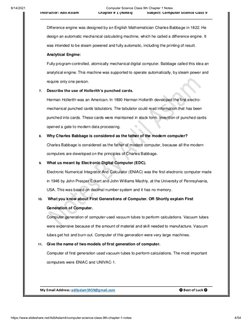 Class 9 Computer Science Ch 1 Notes | PDF | Information Technology ...
