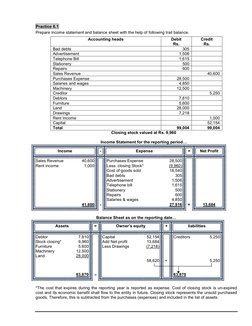 Financial Statements Preparation Guide | PDF | Balance Sheet | Income ...