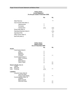 Financial Statements Preparation Guide | PDF | Balance Sheet | Income ...