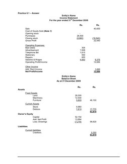 Financial Statements Preparation Guide | PDF | Balance Sheet | Income ...