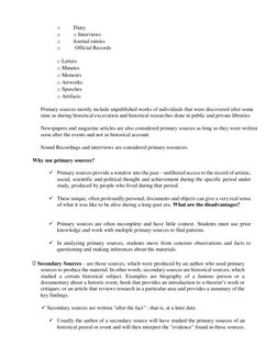 Understanding RPH in Historical Research | PDF | Primary Sources ...