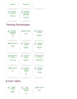 (https://www.javatpoint.com/verbal-ability)Aptitude (https://www.javatpoint.com/aptitude/quantitative)
Reasoning (https://ww