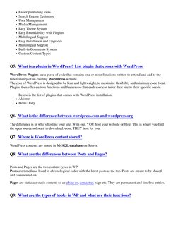 Easier publishing tools
Search Engine Optimized
User Management
Media Management
Easy Theme System
Easy Extendability with Pl