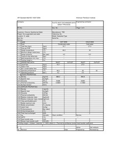 API 662 Heat Exchanger Specifications | PDF | Heat Exchanger ...