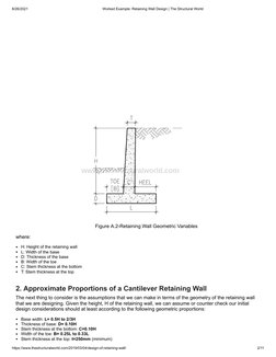 (https://www.thestructuralworld.com/wp-content/uploads/2019/03/Fig-A.2-Retaining-Wall-Geomtric-Variables.png)8/26/2021
Worke