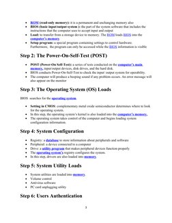 6 Steps of Computer Booting Process | PDF | Booting | Bios