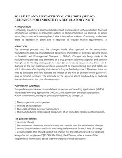 Supac Guidelines.pdf SUPAC Guidelines for Post-Approval Changes | PDF | Pharmacokinetics ...