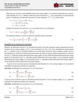 Prof. Dr.-Ing. Jonatan Núñez de la Rosa
Departamento de Ingeniería Mecánica
njonatan@uninorte.edu.co
Obsérvese que el punto P
