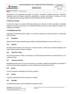 GERENCIA DE INGENIERÍA Y COSTOS - SUBDIRECCIÓN DE PROYECTOS INDUSTRIALES 
 
Especificación Técnica 
“Muros Contra Incendio”