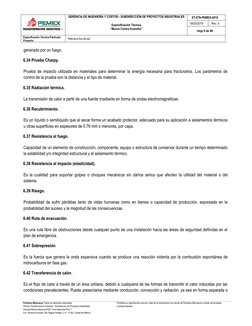 GERENCIA DE INGENIERÍA Y COSTOS - SUBDIRECCIÓN DE PROYECTOS INDUSTRIALES 
 
Especificación Técnica 
“Muros Contra Incendio”