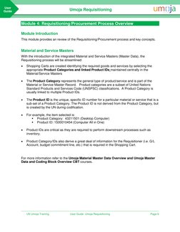 Umoja Requisitioning User Guide | PDF | Procurement | Receipt
