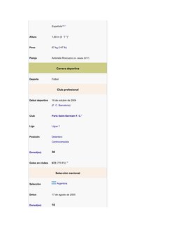 Españolanota 1 (https://es.wikipedia.org/wiki/Lionel_Messi#cite_note-8)
Altura
1,69 m (5 ′ 7 ″)8 (https://es.wikipedia.org/wi