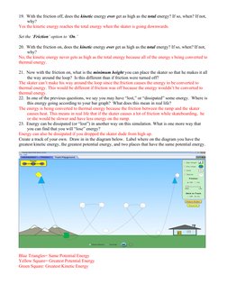 Energy Dynamics in Skate Park Simulation | PDF | Friction | Potential ...