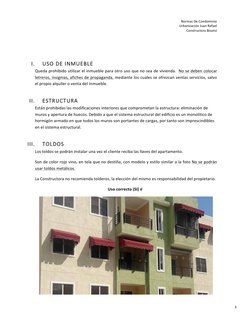 Normas De Condominio 
Urbanización Juan Rafael   
Constructora Bisonó 
 
 
3