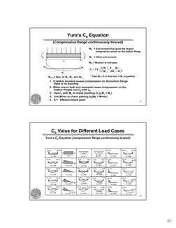 AISC Cb Values for Simply Supported Beams | PDF | Structural ...