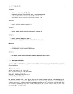 1.2. AGRADECIMIENTOS
9
17/07/2018
• edición y corrección del español (Susi L.)
• tercera parte del capítulo Contenedores de d
