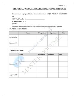 HVAC Performance Qualification Protocol | PDF | Calibration | Applied ...
