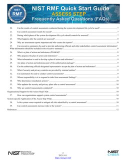 NIST RMF Assess Step FAQ Guide | PDF | Risk | Risk Management