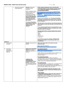 BGCO Call Flow Script for Verizon Agents | PDF | Communication