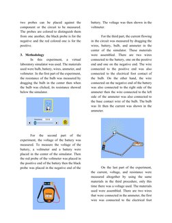 Multimeter Experiment Lab Report | PDF | Electrical Engineering | Metrology