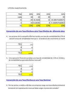 Cálculo de Tasa Efectiva y Real | PDF | Inflación | Interés