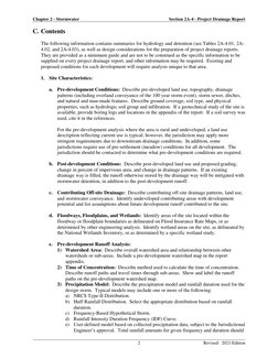 Project Drainage Report Guidelines | PDF | Surface Runoff | Stormwater