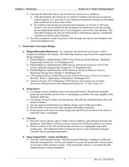 Project Drainage Report Guidelines | PDF | Surface Runoff | Stormwater