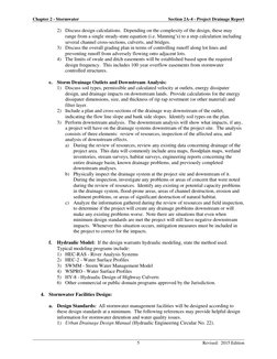 Project Drainage Report Guidelines | PDF | Surface Runoff | Stormwater