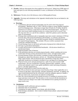 Project Drainage Report Guidelines | PDF | Surface Runoff | Stormwater