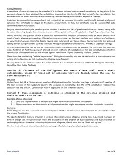Basis of Philippine Citizenship Explained | PDF | Naturalization ...