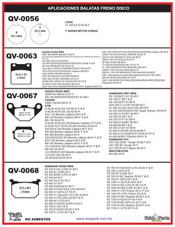 BALATA Vega Motorcycle Brake Parts Catalogue | PDF | Motor Vehicle | Land ... Vega Motorcycle Brake Parts Catalogue | PDF | Motor Vehicle | Land ...  