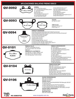 BALATA Vega Motorcycle Brake Parts Catalogue | PDF | Motor Vehicle | Land ... Vega Motorcycle Brake Parts Catalogue | PDF | Motor Vehicle | Land ...  