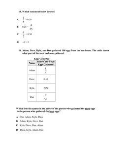 8th Grade Math Practice Test | PDF | Area | Length