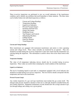 Engineering Encyclopedia
Electrical
Maintenance Inspections of Transformers
Saudi Aramco DeskTop Standards
3
These in-service
