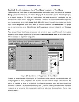 Introducción a la Programación  Visual                                 Página 8 de 168
Capítulo 2. El am