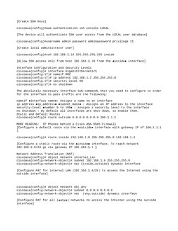 Cisco ASA Firewall Commands Cheat Sheet | PDF | Ip Address | Computer ...