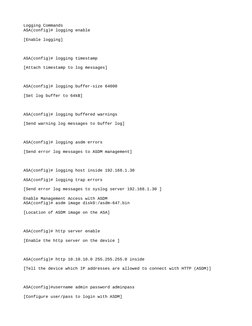 Cisco ASA Firewall Commands Cheat Sheet | PDF | Ip Address | Computer ...